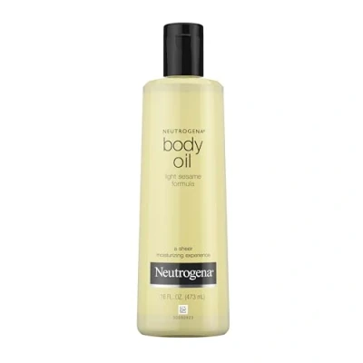 Image of Neutrogena Lightweight Body Oil for Dry Skin, Sheer Moisturizer in Light Sesame Formula, 16 fl. oz