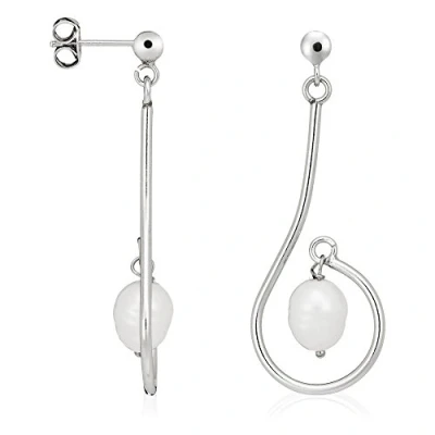 Image of Orphelia WoMens 925 Sterling Silver Drop Earrings ZO 5626 One Size