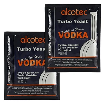 Image of 2X Alcotec Distiller’s Yeast Vodka with Glucoamylase Enzyme 73g 25L