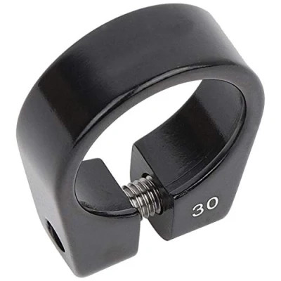 Image of 30Mm seat Clamp, Bike Post Aluminium Alloy BikeTube clamp Bolt Type Exhaust Down Pipe V Band Quick Release Cycling Saddle Clamps Accessory 31.8