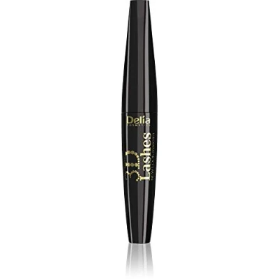 Image of Delia Cosmetics 3D Lashes New Look BLACK Mascara Thicken, Lenghten, Curl, Enlarged Eyelashes 12ml