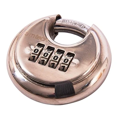 Image of Amtech T1146 70mm 4 Digit Stainless Steel Combination Padlock