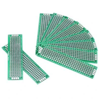 Image of 10 Piece 2cm x 8cm Double Sides Tin Plated Prototyping DIY Soldering Universal PCB Circuit Board