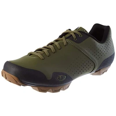 Image of Giro Unisex Adult&#039;s Privateer Lace MTB Trail Cyclocross Shoes, Olive/Gum, 39