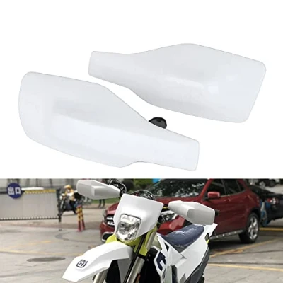 Image of Dirt Bike Handguards Hand Guards Motorcycle for FC 350/250/450 TC 125/250 FE 250 /350/450/501/501S TE 125/250/300 2016 2017 FX 350/450 TX 300 White