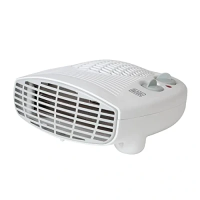 Image of Black &amp; Decker BXSH37005GB 2KW Flat Fan Heater White