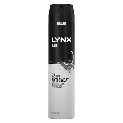 Image of Lynx Anti perspirant Deodorant Spray XXL Black 250ml