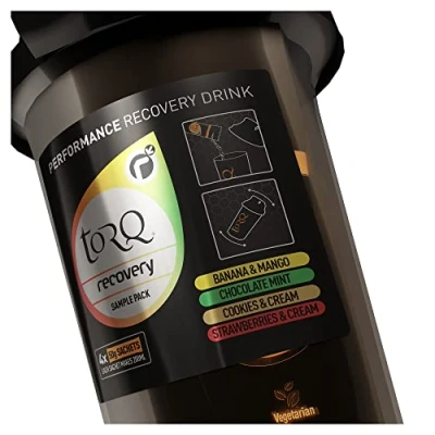 Image of TORQ Recovery Mixer Bottle Pack 4 Mixed Flavours