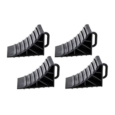 Image of APT 4 x Trailer Brake Chock with Handle for Motorhome Car