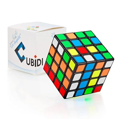 Image of CUBIDI® Magic Cube 4x4 Rubix Fidget Toy 8+ Year Old Boy Gifts Puzzles for Adults &amp; Kids Stress Relief Toys Mini Finger Perfect as Travel Games Type Los Angeles