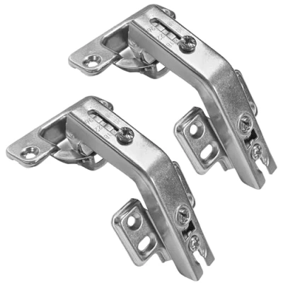 Image of AOLISHENG 135 Degree Cabinet Hinges Kitchen Cupboard Blind Corner Door 35mm, Concealed Wardrobe Folding with Screws, 1 Pair
