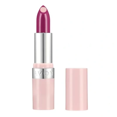 Image of Avon Hydramatic Shine Lipstick 3.6g Hydrating Intense Colour SPF 20 Plumper and Smoother Looking Lips Cruelty Free Hydra Fuchsia