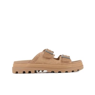 Image of Palladium Unisex&#039;s Dunelite Sandal, Dear Brown, 5.5 UK