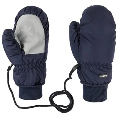 Image of Barts Boy&#039;s Nylon Mitts Mittens, Blue (NAVY 0003), 32 (Manufacturer size: 2)