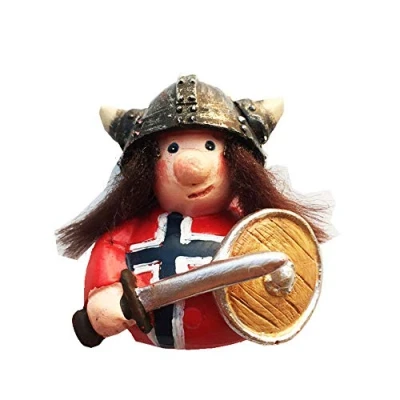 Image of 3D Viking Pirate Norway Fridge Magnet Travel Souvenir Gift Home Kitchen Decoration Magnetic Sticker Refrigerator Collection