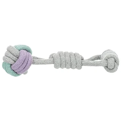 Image of TRIXIE 32813 Junior Knot Ball on Rope 4oz