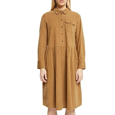 Image of ESPRIT Women&#039;s 102ee1e321 Dress, 250/Khaki Beige, 10