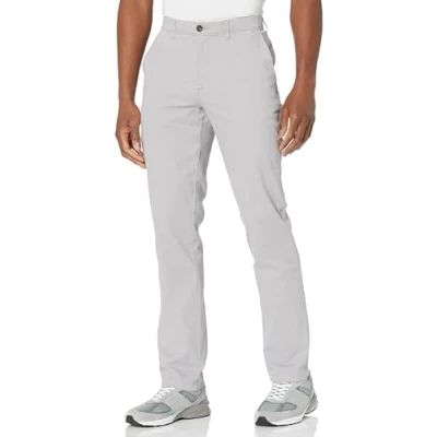Image of Amazon Essentials Men&#039;s Athletic Fit Casual Stretch Chino Trousers (Available in Big &amp; Tall), Light Grey, 30W / 32L