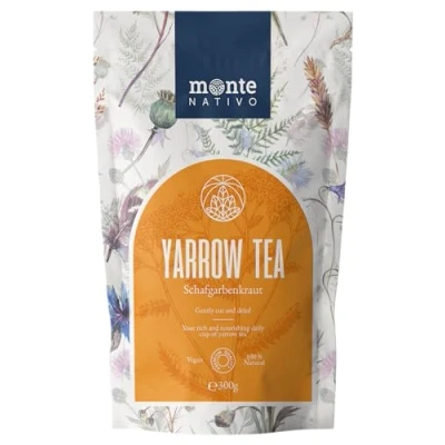 Image of Yarrow herb (300 g) MonteNativo Gently cut and dried tea 100% pure natural Refreshing Achillea millefolium