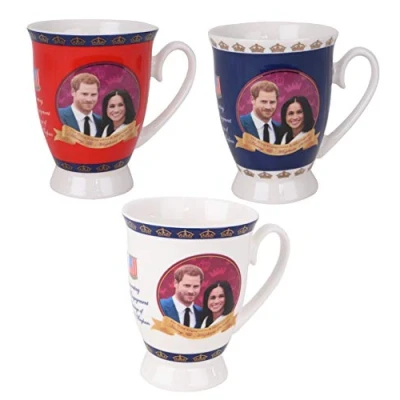 Image of 1 x Harry &amp; Meghan Commemorative Drinking Mug Royal Wedding 2018
