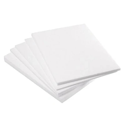 Image of Lexicon Select Safe Print Lino Block Printing Tiles Polystyrene Sheets for A4 Size Pack of 25 with Hints &amp; Tips Guide