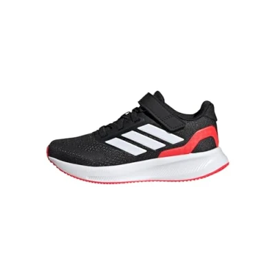 Image of adidas Performance Runfalcon 5 Trainers for kids, Size: 12K, Core black cloud white lucid red Textile/synthetics