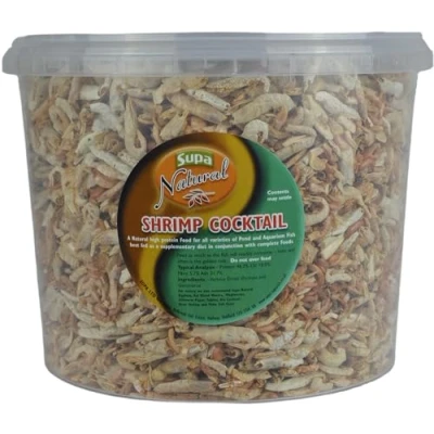 Image of Supa Natural Shrimp Cocktail, 3 Litre Bucket, Highly Nutritious Protein Rich Food, Suitable For Aquarium And Pond Fish