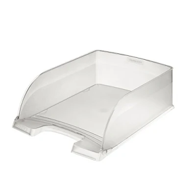 Image of Leitz A4 Letter Tray, Jumbo, Clear, Plus Range, 52330003