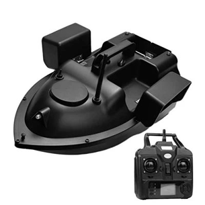 Image of AHWZ Fishing Bait Boat Remote Control Carp Fish Finder with LED Navigator Light,With 5200 mAh battery