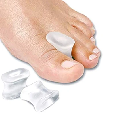 Image of PediGel® Medically Approved Polymer Gel Toe Spreader for Alignment and Overlapping Toes, Pain Relief from Nail Issues Bunions 4 Units (Large Length 30mm Width 10mm Depth 30mm)
