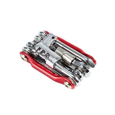 Image of Keenso Bicycle Repair Kit 11 in 1 Multi Function Tool Fully Functional Multifunctional Folding Multitools Riding