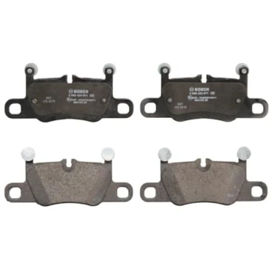 Image of 992698451D, 992698451H, 9Y0698451E, 9Y0698451R Brake pad set BOSCH 0 986 424 971 Low Metallic with anti squeak plate, mounting manual