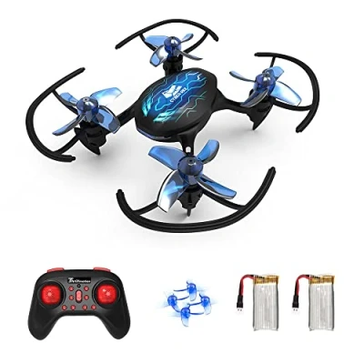 Image of Tiny Hawk Mini Drone for Kids and Beginners, RC Quadcopter with Altitude Hold, Headless Mode, 3D Flip, 3 Speed Modes 2 Batteries, Gift Toys Boys Girls