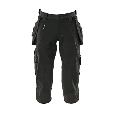 Image of Mascot 3/4 Length Trousers with Holster Pockets Black (W35.5)
