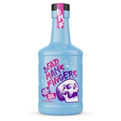 Image of Dead Man&#039;s Fingers Blue Raspberry Tequila Cream Liqueur 50cl