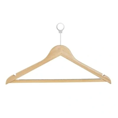 Image of Bolero Wooden Security Hanger (Pack 10)