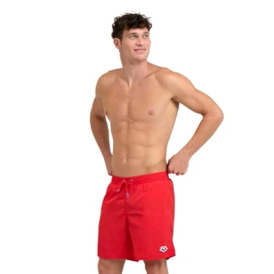 Image of Arena Icons Men&#039;s Solid Beach Boxer Red