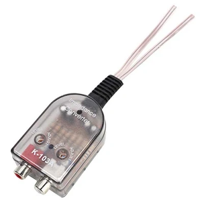 Image of Suuonee Audio Converter, Car Stero Adjustable Speaker High To Low RCA Line Impedance Converter