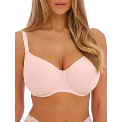 Image of Fantasie Women&#039;s Rebecca Essentials Underwire Spacer T Shirt Bra, Opaque, Blush, 36D