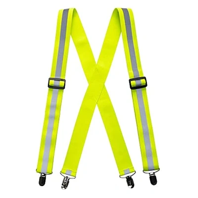 Image of Portwest Hi Vis Trouser Braces Yellow
