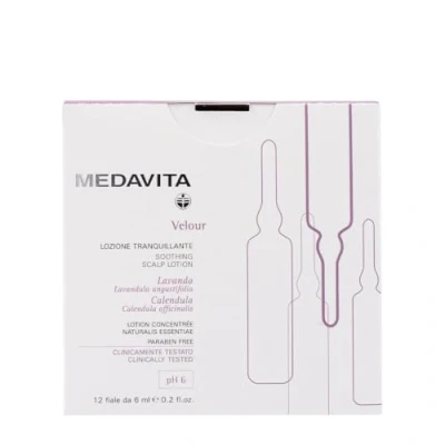 Image of Medavita Cute Velour Soothing scalp lotion pH 6 12x6ml