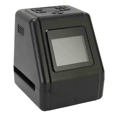 Image of Film &amp; Slide Scanner, 12MP Digital Scanner Converts 135 126 110 Super 8 Slides Negative Color to JPG Photos with 2 TFT IPS HD LCD Screen