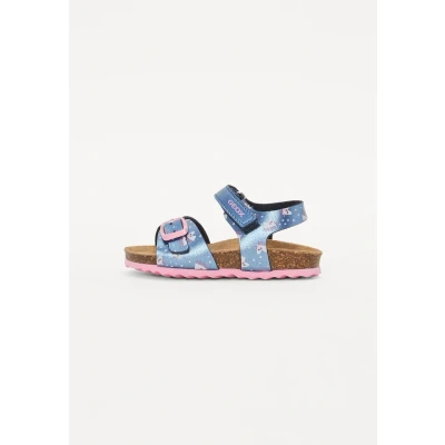 Image of Geox Chalki GIRL Baby shoes for kids, Size: 5K, Navy Synthetics