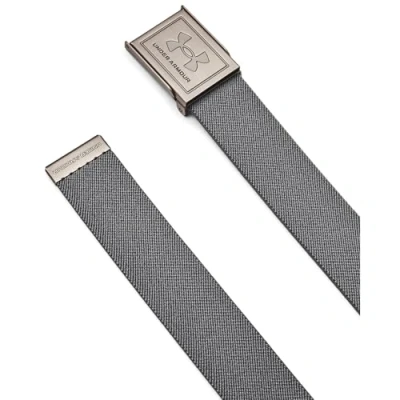 Image of Under Armour Men&#039;s Drive Stretch Webbing Belt, Grey, One Size