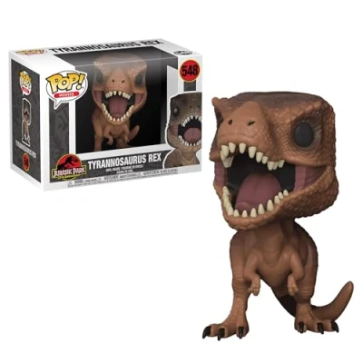 Image of Funko POP! Movies: Jurassic Park Tyrannosaurus Collectable Vinyl Figure Gift Idea Official Merchandise Toys for Kids &amp; Adults Movies Fans Model Collectors and Display