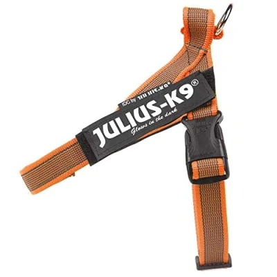 Image of Julius K9, IDC Color &amp; Gray Belt Harness, Size: XL / 2, Orange