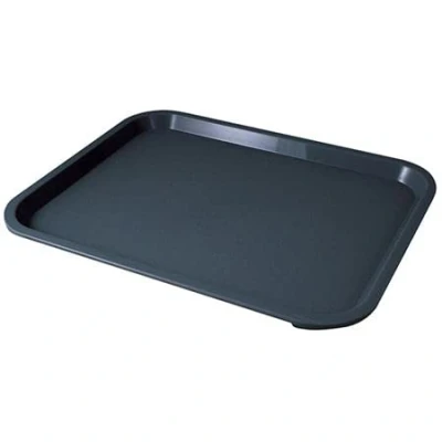 Image of Acense Fast Food Black Tray 26X34Cm (Black)