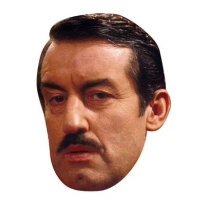 Image of FoxyPrinting Boycie Celebrity Cardboard Party Face Mask Fancy Dress