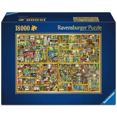 Image of Ravensburger Colin Thompson Bookshelf 18,000pc Jigsaw Puzzle