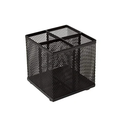 Image of OSCO Wiremesh Square Pen Pot Black
